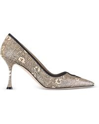 Manolo Blahnik - Berry Pumps Mit Eidechsen-Effekt - Lyst