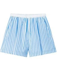 B+ AB - Vertical-Stripe Drawstring Mini Shorts - Lyst