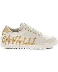 Just Cavalli - Logo-Print Sneakers - Lyst