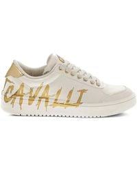 Just Cavalli - Logo-Print Sneakers - Lyst