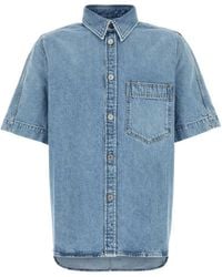 Givenchy - Chemise En Jean À Manches Courtes - Lyst