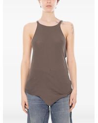 Rick Owens - Canotta Con Orlo Curvo - Lyst