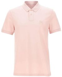 BOSS - Polo À Patch Logo Passenger - Lyst