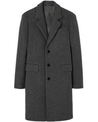 Burberry - Wool Tailored Coat - Lyst