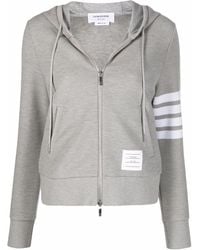Thom Browne - Signature 4-Bar Stripe Hoodie - Lyst