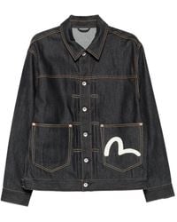Evisu - Veste En Jean À Motif Seagull - Lyst