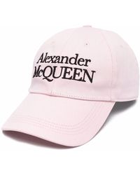 Alexander McQueen - Baseballkappe mit Logo-Prägung - Lyst