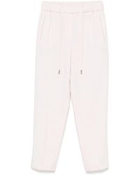 Peserico - Mélange-Effect Sweatpants - Lyst