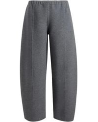 KHAITE - Elastic-Waist Panelled Trousers - Lyst