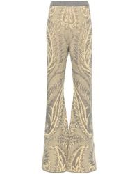 Etro - パターンインターシャ パンツ - Lyst