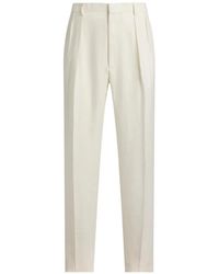 Ralph Lauren - Pleated Trousers - Lyst