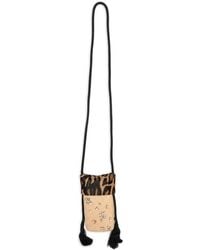 Johanna Ortiz - Leopard-Print Crystal-Embellished Cross Body Bag - Lyst