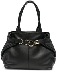 Marc Ellis - Sac Porté Épaule Josephine En Cuir Grainé À Détail De Boucle - Lyst
