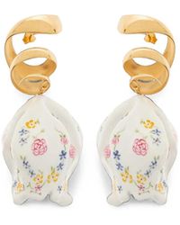 Chloé - Bloomcraft Ohrringe Mit Blumenprint - Lyst