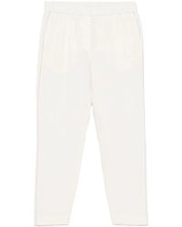 Peserico - Punto Luce-Detail Tapered Trousers - Lyst