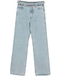Y. Project - Jeans a gamba ampia con cintura - Lyst