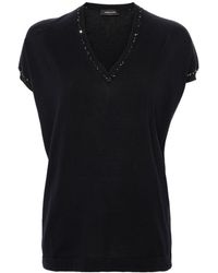 Fabiana Filippi - Sequin-detailing Knitted Top - Lyst