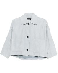 Arma - Zhou Patch-Pocket Leather Jacket - Lyst