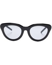 Megane and Me - Cat-Eye Zig-Zag Sunglasses - Lyst