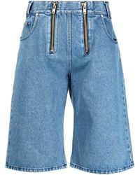 GmbH - Jeans-Shorts mit Reißverschlüssen - Lyst