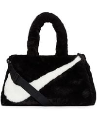 Nike - Swoosh Faux-Fur Sports Tote Bag - Lyst