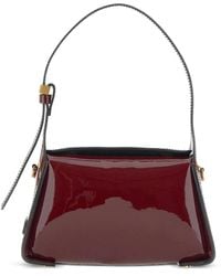 Gianni Chiarini - Schultertasche aus Lackleder - Lyst