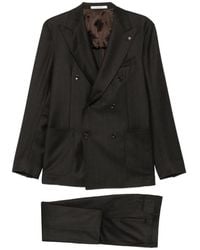 Tagliatore - Stripe-Pattern Double-Breasted Suit - Lyst