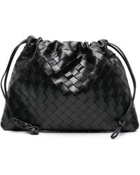 Bottega Veneta - Medium Dustbag Leather Clutch Bag - Lyst