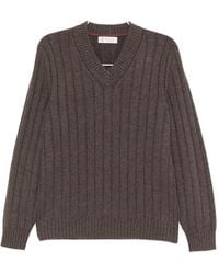 Brunello Cucinelli - Ribbed-Knit Jumper - Lyst