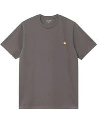 Carhartt - Camiseta De Algodón Con Logo Bordado - Lyst