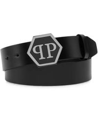 Philipp Plein - Ceinture En Cuir Hexagon - Lyst