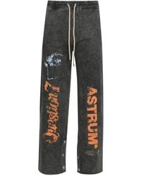 Astrum - Question 7 Drawstring Graphic Trousers - Lyst