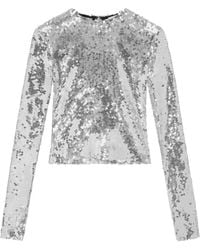 16Arlington - Tanith Sequin-Embellished Top - Lyst