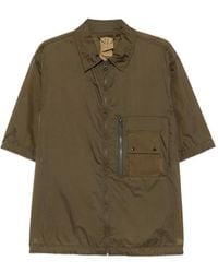 C.P. Company - Mid Layer Zip-Up Pocket-Detail Shirt - Lyst