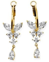 Hzmer Jewelry - Chaya Crystal-Embellished Drop Earrings - Lyst
