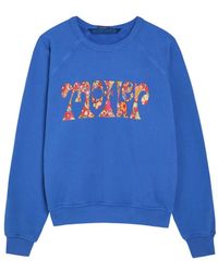 Mother - Floral-Print Raglan-Sleeve Sweatshirt - Lyst