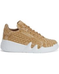 Giuseppe Zanotti - Talon Lace-Up Low-Top Sneakers - Lyst