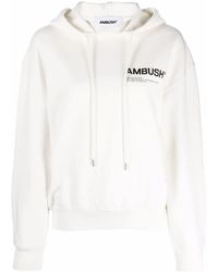 Ambush - Cotton Logo Hoodie - Lyst