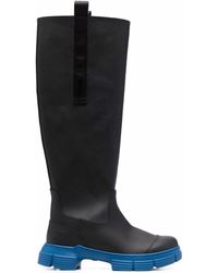 Ganni - Country Recycled-rubber Boots - Lyst