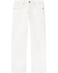 Off-White c/o Virgil Abloh - Contrast-Stitching Straight-Leg Jeans - Lyst