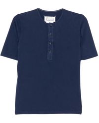 Maison Margiela - Button Short-Sleeve T-Shirt - Lyst