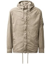 C.P. Company - T-St Nylon Lens Hooded Overshirt - Lyst