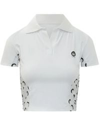 Marine Serre - Polo Con Motivo De Luna - Lyst