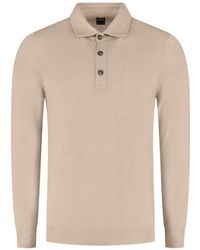 Fedeli - Long-Sleeve Polo Shirt - Lyst
