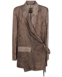 Uma Wang - Veste En Lin À Motif Damassé - Lyst