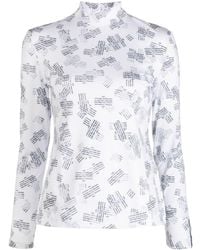 ROKH - Stamp-pattern Jersey T-shirt - Lyst