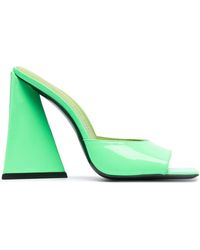 The Attico - Sandals Green - Lyst
