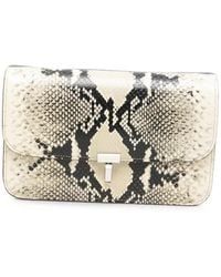 TOTEME - T-Lock Snake-Effect Leather Crossbody Bag - Lyst