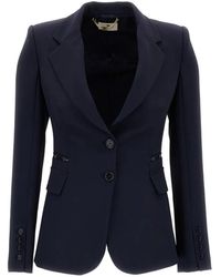 Elisabetta Franchi - Chaqueta Con Botones Y Cadena - Lyst