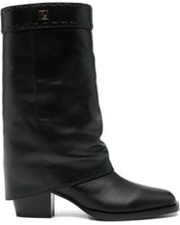 Fendi - Leather Ankle Boots - Lyst